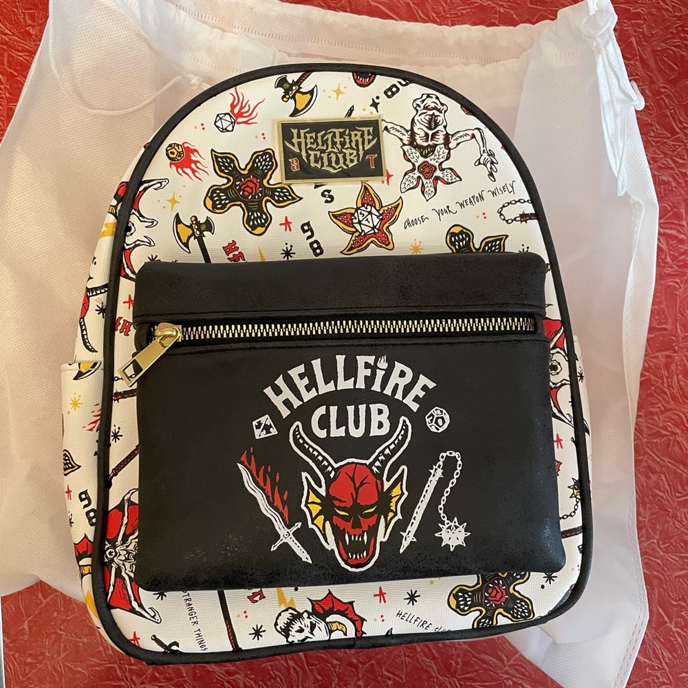 NWT Stranger Things Netflix Bioworld mini backpack